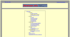 Desktop Screenshot of abiwissen.info